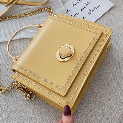 

Texture bag temperament goddess Fan female 2019 new atmospheric messenger bag female simple Joker ins summer