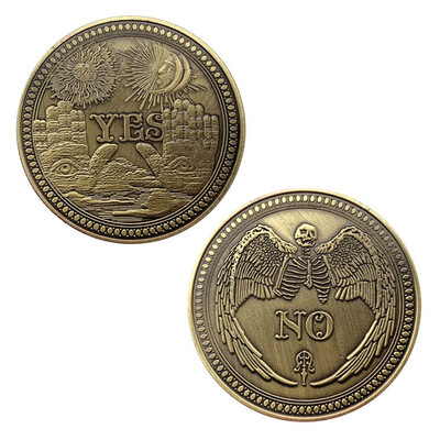 

Creative Yes Or No Make A Decision Coin Collection Love Gold Lightweight fashion Coins