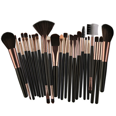 

Toponeto 25pcs Cosmetic Makeup Brush Blusher Eye Shadow Brushes Set Kit