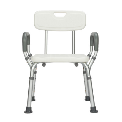 

7 Height Bathroom Elderly Shower Chair Anti-Slip Bathtub Stool Seat Armchair