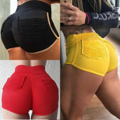 

Women Summer Casual Running Sports Shorts Yoga Gym Jogging Waistband Hot Pants