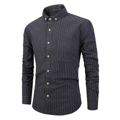 

Tailored Mens Long Sleeve Button Turndown Collar Painting Casual Top Blouse Shirts