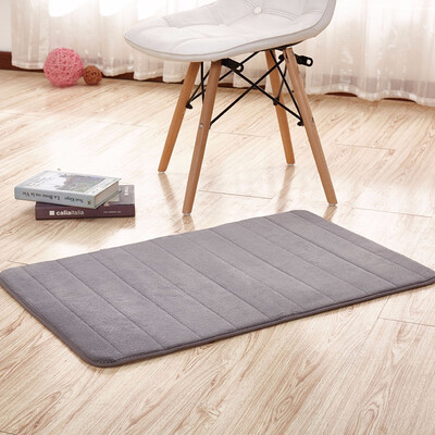 

Coral Foam Non-Slip Back Rug Soft Bathroom Carpet Memory Foam Bath Mat