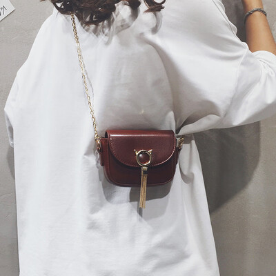 

Summer small bag female 2019 new Korean version of the collision color wild small square bag fashion foreign gas chain slung small square bag