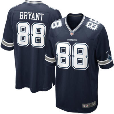 

Mens Football Jersey Dallas Cowboys Dez Bryant Navy Blue Team Color Game Jersey