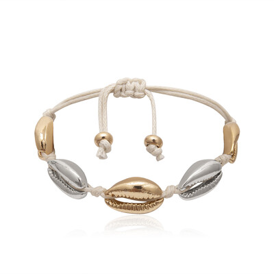 

Fashion White Rope Chain Natural Seashell Choker Necklace Collar Necklace Gold Shell Choker Necklaces for Summer Beach Gifts
