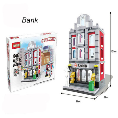 

Tailored City Double Mini Street View Series 3D Building Block Puzzle Child Baby Toys