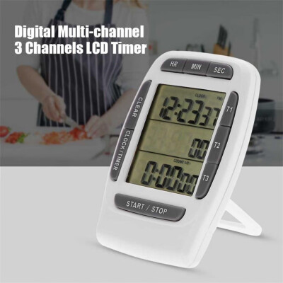 

〖Follure〗Multifunctional Kitchen Cooking Timer 3 Channels Function Timer