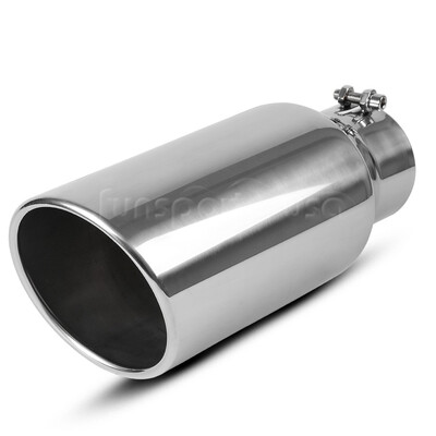

4" Inlet 6" Outlet 15" Long Straight Performance Exhaust Tip Stainless Steel