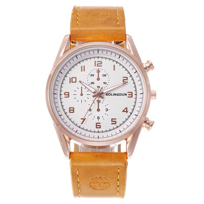 

New mens casual digital business fake three-eye belt