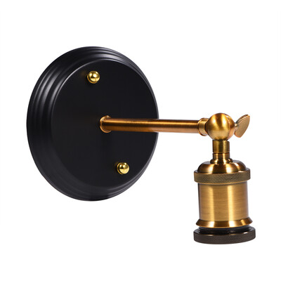 

Vintage Lamp Holder Light HolderVintage Industrial E27 Wall Light Lamp Holder for Home Bedroom Corridor Hall Decor Single Head