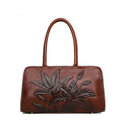 

SUWERER Brand women Genuine Leather bags for women 2019 new luxury handbags women bags designer Embossed bag