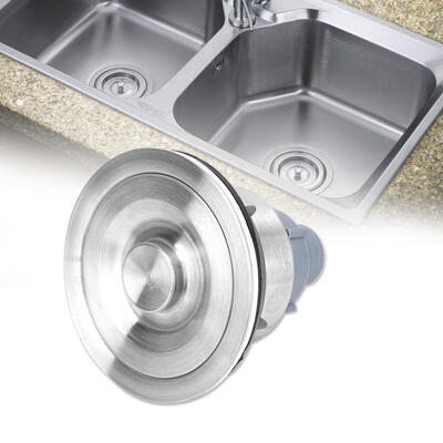 

Greensen Home Kitchen Sink Basin Stainless Steel Filter Drainer Waste Liquid Drainage Filter