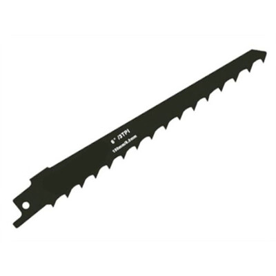 

150mm 6 Inches 3 TPI HCS Sabre Saw Blades for curved cutsplunge Cutting Wood