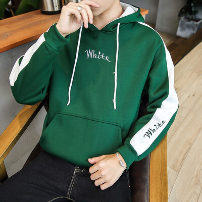 Couple Hooded Sweater mens sports loose trend student printed long sleeve top