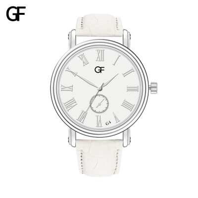 

Gobestart New Fashion High-End Mens Quartz Letter Watch Leather Strap Mens Watch