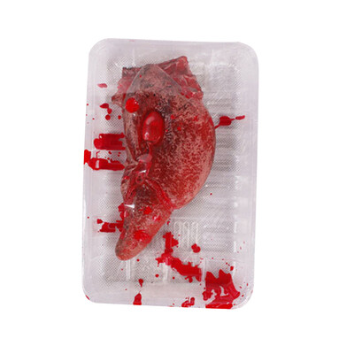 

〖Follure〗Halloween Fake Heart Brain Organ Haunted House Blood Horror Props Trick