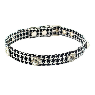 

Dog Collar With Bell Collar For Cats Flashing Rhinestone Kittens Pet Collars Shiny Adjustable Collars Pet Lead Supplies