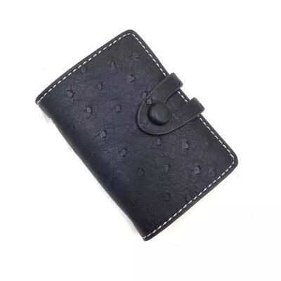

Soft Leather Credit Card Holder ID Business Card Case Purse Wallet For Men Women – 20 Slots
