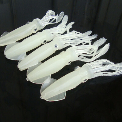 

Saidsome 5PCS Luminous Glow Squid Octopus Soft Bait Fishing Lure Tackle Jig Hooks Tackle fishing bait fishing lure