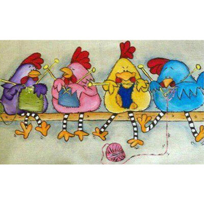 

5D DIY Full Drill Square Diamond Painting Cute Chicks Cross Stitch Mosaic