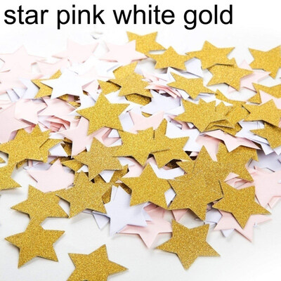 

100Pcs 3cm Dots Heart Star Paper Confetti DIY Wedding Party Table Glitter Decor