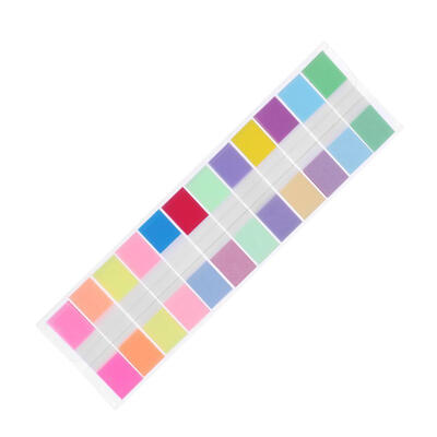 

12 Color Sticky Notes Index Memo Pad Label Paper Bookmark Sticker Supplies