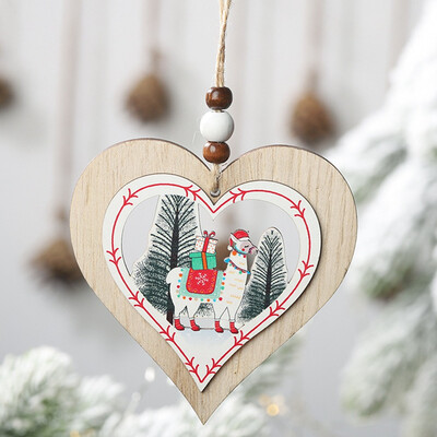 

New Fashion Christmas Decorations Alpaca Hollow Pendants Christmas Tree Pendants Home Docor