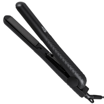

Adjustable Temp Ceramic Hair Straightener Straightens & Curly-Black
