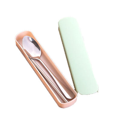 

Portable Travel Stainless Steel Spoon Chopsticks Cutlery Set with Carry Case