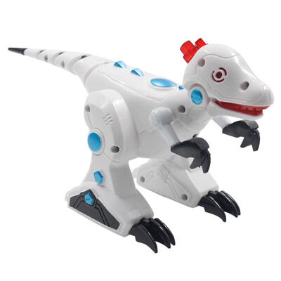

Mini Shiny Cartoon Dinosaur Model RC Robots Sound Electric Walking Toys