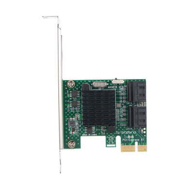 

PCI-E SATA III 4 Ports Adapter Card PCI Express to SATA Controller Card SATA Expansion Card with Low Profile Bracket