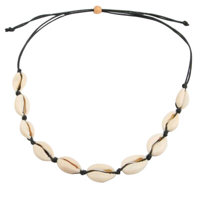 

Natural Necklace Bracelet Women Girls Beach Chain Necklace Handmade Pendants