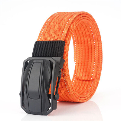 

High Quality Military Equipment Canvas Belt For Men Tactical Designer Jeans Belt Nylon Strap Sports Car Design Buckle Waist Belt