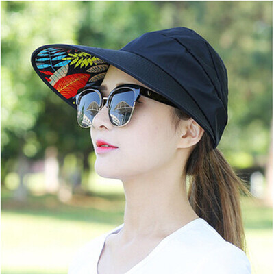 

Summer empty hat damp anti-ultraviolet Korean version spring&summer foldable sunscreen hat sunshade hat hat woman