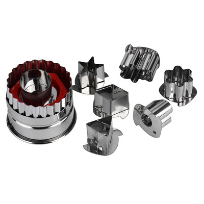 

Siaonvr Mix Shaped Biscuit Sugar Craft Foondant Cake Cutter Mould Mold Baking Tools