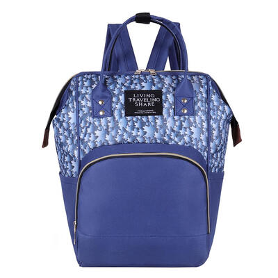 

Plant Print Mommy Travel Backpacks Large Maternity Nappy Top-handle Bags