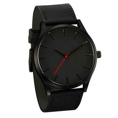 

Business Simple Mens Quartz Watch Digital Wristwatches With Leather Strap 81QW062