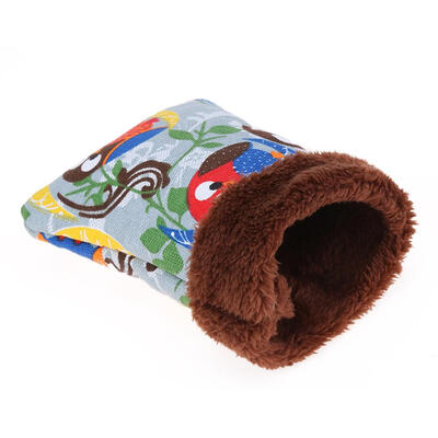 

Winter Soft Warm Plush Hamster Bed Sleeping Bag Rat Mouse Nest House Cage