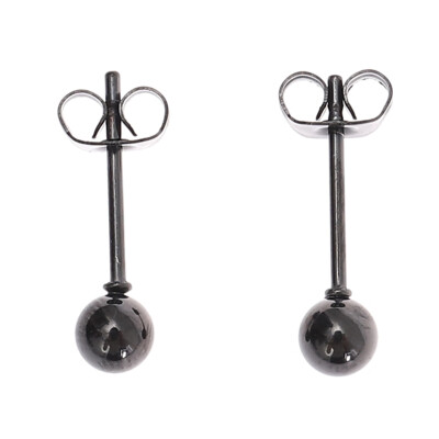 

Fashion Titanium Steel Stainless Small Steel Ball Ball Fine Needle Hypoallergenic Unisex Ear Jewelry