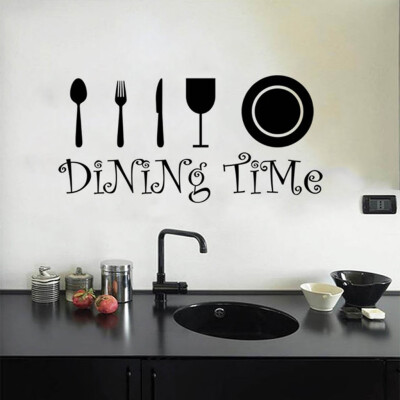 

〖Follure〗Hot Removable Kitchen Rules Words Wall Stickers Decal Home Decor Vinyl Art Mural