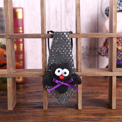 

〖Follure〗1Pcs Halloween Party Props Pumpkin Tie Witch Ghost Glow Tie Decor Toys Gift