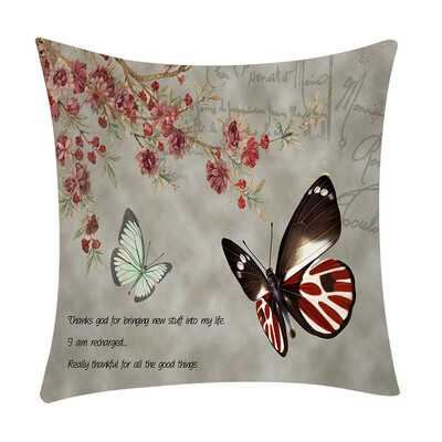 

Siaonvr Print Pillow Case Polyester Sofa Car Cushion Cover Home Decor