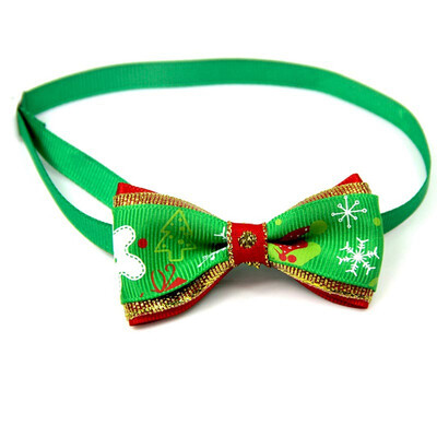 

Christmas Series Pet Supplies Handmade Ribbon Dog Bow Ties Cat Neck Tie