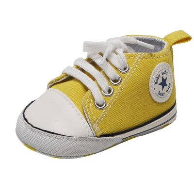

Autumn Fashion Baby Boys Girls Anti-Slip Sneakers Toddler Soft Soled Casual Canvas Shoes
