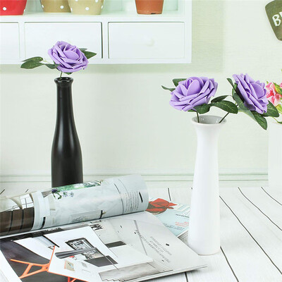 

Ktaxon 25 pcs Craft Artificial Flower DIY Foam Rose Flower Head for DIY Wedding Party Favors Decorations Supplies