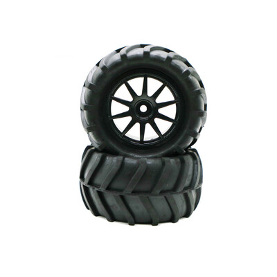 

Tailored 2PCS Car Tires Rubber Wheel Tyre 82mm For 116 RC On Road Rock Crawler Car Truck