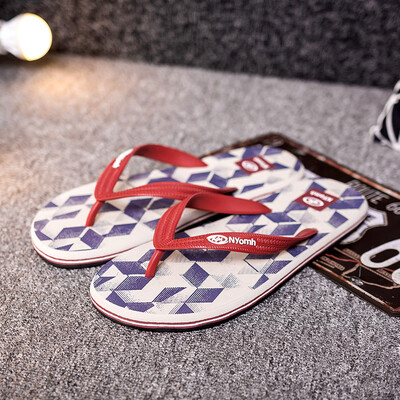 

Flip-flops men summer trend personality beach shoes men casual wear sandals slip rubber slippers men
