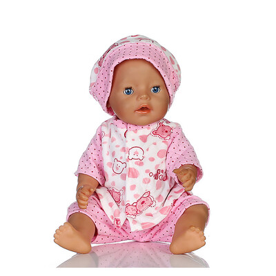 

Tailored For Doll Sleeping Clothes Winter Warm Doll Jumpsuit Pajamas PK