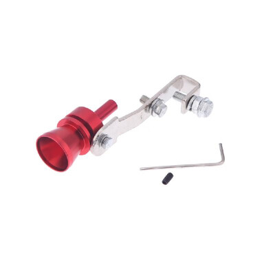 

Turbo Sound Whistle Exhaust Pipe Tailpipe Blow-off Valve Aluminum Size  Black